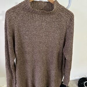 GAP Women's Cowl Neck Sweater - Brown